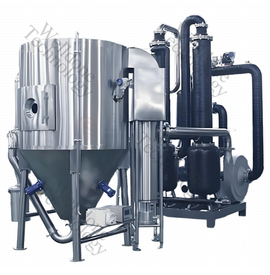 เครื่องแห้งสเปรย์หลุดศูนย์กลาง SUS316L เกรดอาหาร มีประสิทธิภาพการแห้ง 70% และควบคุมอุณหภูมิ 120-350 °C