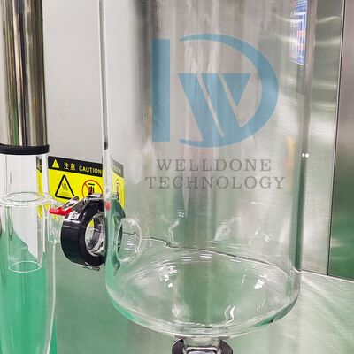 เครื่องเป่าเปียกห้องปฏิบัติการขนาดเล็กที่มีการควบคุมอุณหภูมิ 30 ~ 300 °C ความจุระเหย 1 กิโลกรัม/ชั่วโมง และความกระแทกเสียงต่ํา (< 50db)