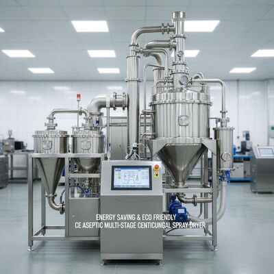 ประหยัดพลังงานและเป็นมิตรต่อสิ่งแวดล้อม CE เครื่องเป่าสเปรย์แรงเหวี่ยงหลายขั้นตอนปลอดเชื้อ