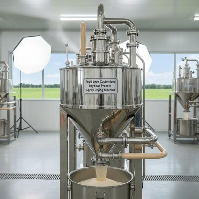 ระดับอาหารเครื่องอบแห้งสเปรย์โปรตีนถั่วเหลืองสั่งทำพิเศษ