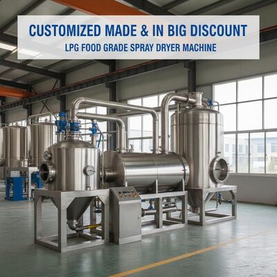 สั่งทำพิเศษและลดราคาพิเศษLPG Food Grade Spray Dryer Machine จาก Spray Dryer อุตสาหกรรม