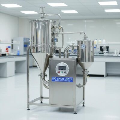 เครื่องอบแห้งแบบสเปรย์ขนาดเล็ก LPG ประสิทธิภาพสูงและสั่งทำพิเศษ