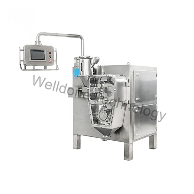 เครื่องบดย่อย Fluidized Bed SUS304 เครื่องลูกกลิ้งขนาดกะทัดรัดที่ไวต่อความร้อน
