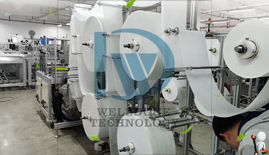FFP3 FFP2 N95 หน้ากากอนามัยร่างกาย การผลิต 15.5kw อุปกรณ์ช่วย