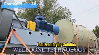 เครื่องอบแห้งแบบ Fluid Bed แบบแห้งเร็ว